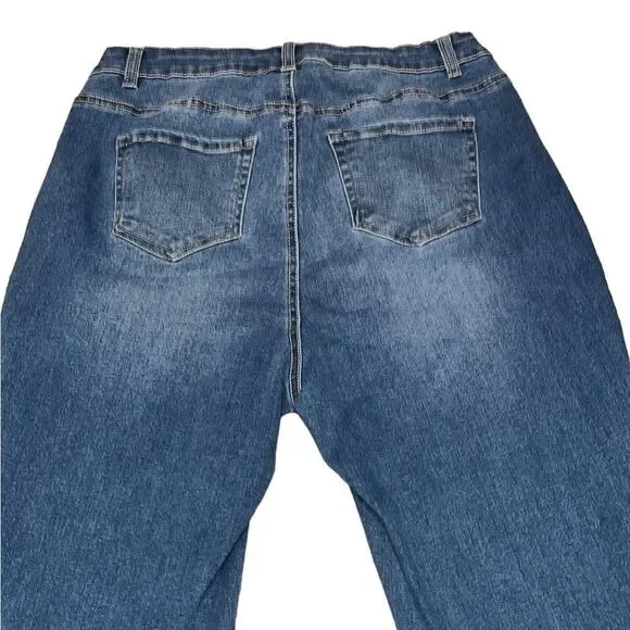 Ashley Stewart High-Waist Legendary Boot Cut Jeans - Picture 8 of 13